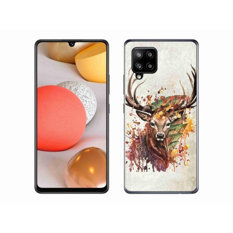 Gél tok mmCase a Samsung Galaxy A42 5G készülékhez - szarvas 1