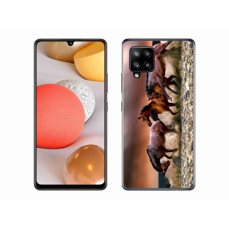 Gél tok mmCase mobiltelefonhoz Samsung Galaxy A42 5G - lovak 1