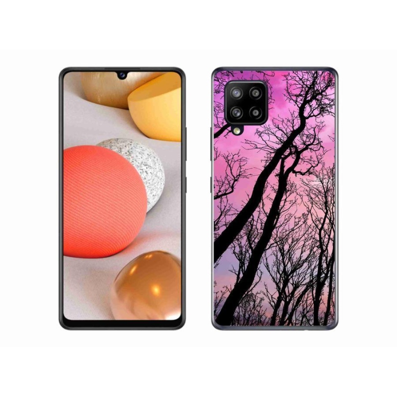 Gél tok mmCase a Samsung Galaxy A42 5G készülékhez - kidőlt fák
