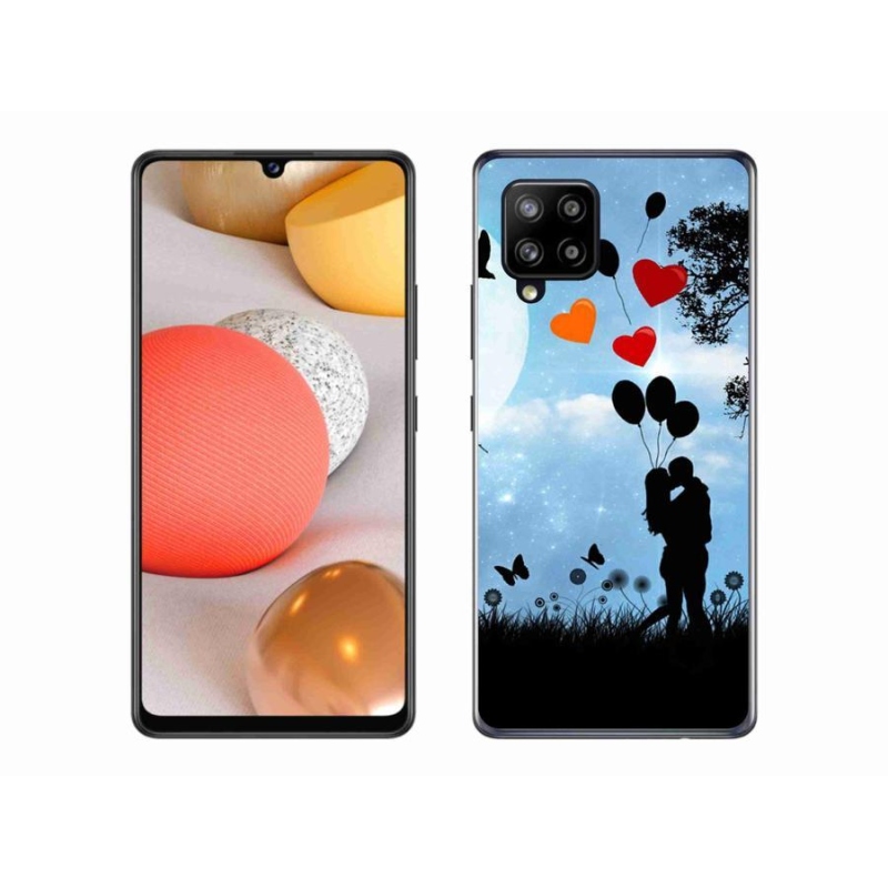 Gél tok mmCase mobil Samsung Galaxy A42 5G - szerelmes pár