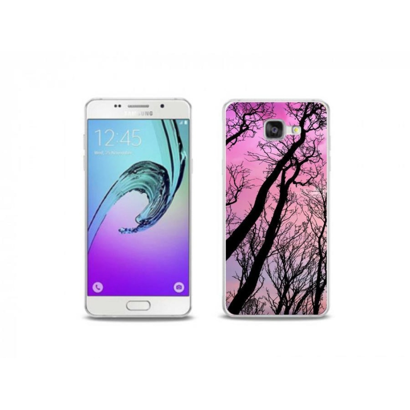 Gél tok mmCase mobiltelefonhoz Samsung Galaxy A5 (2016) - kidőlt fák