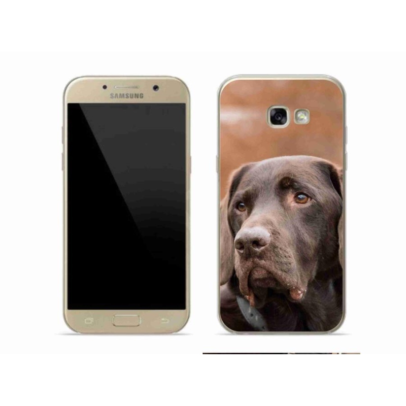 Zselés tok mmCase Samsung Galaxy A5 (2017) - barna labrador
