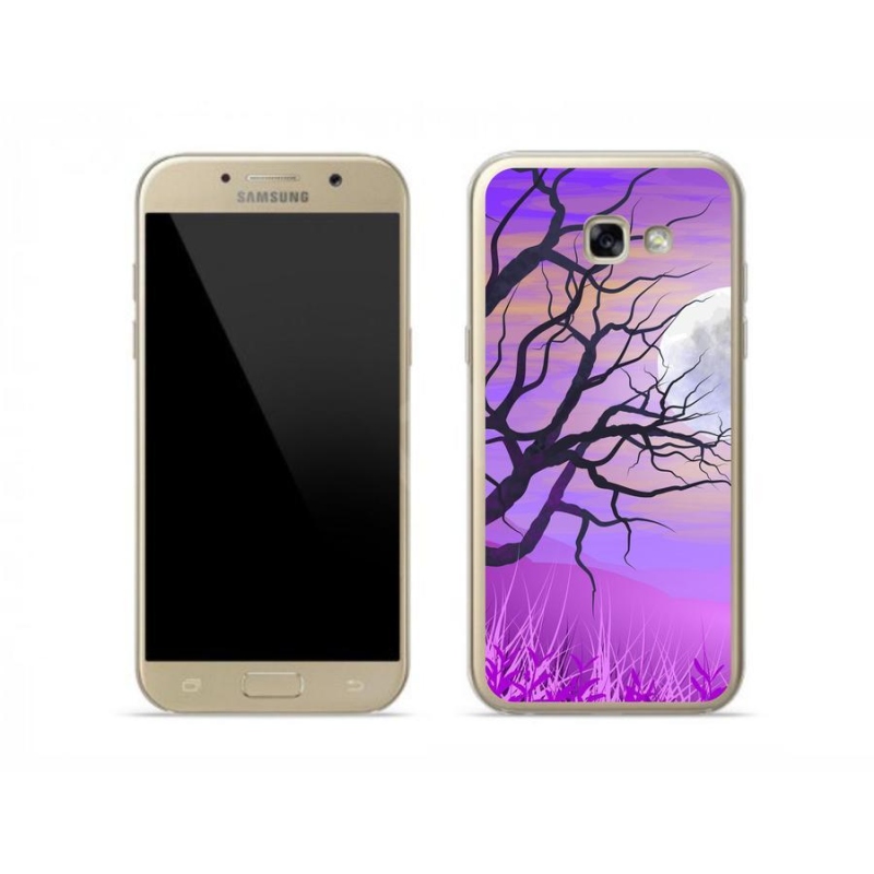 Gél tok mmCase mobiltelefonhoz Samsung Galaxy A5 (2017) - rajzfilmes kidőlt fa