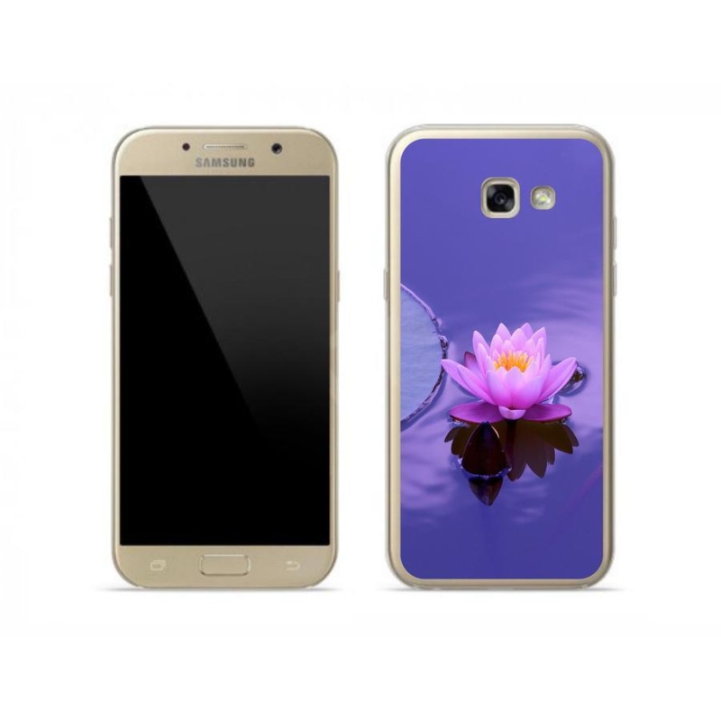 Gél tok mmCase mobiltelefonhoz Samsung Galaxy A5 (2017) - virág a felületen