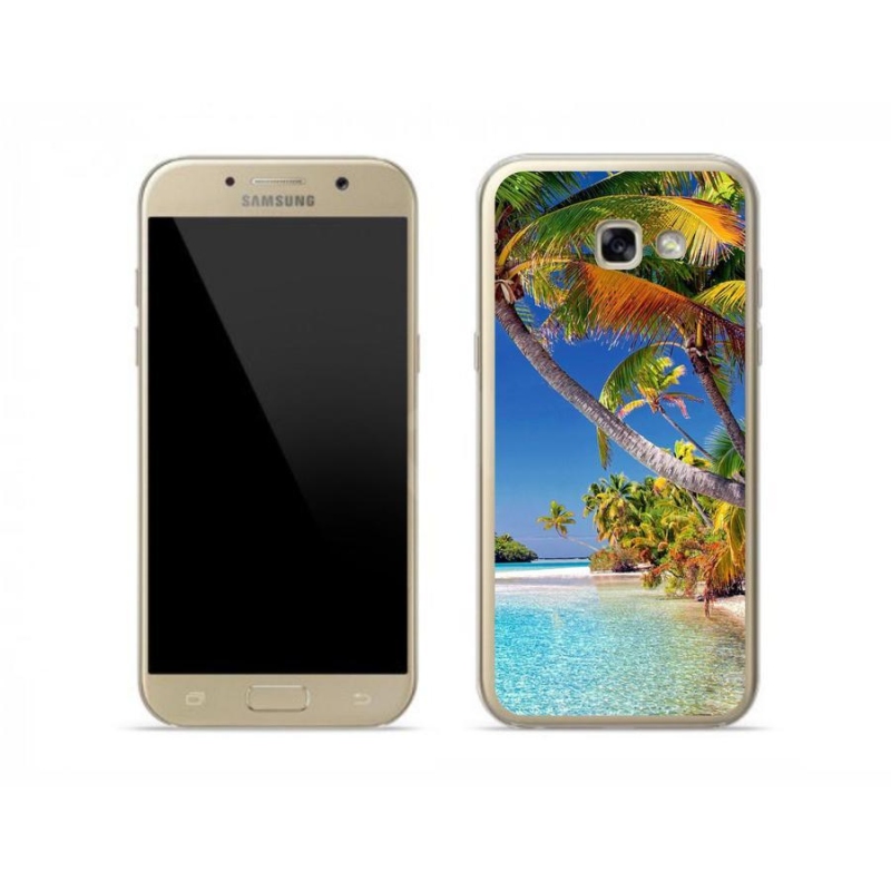Gél tok mmCase mobiltelefonhoz Samsung Galaxy A5 (2017) - tengerparti strand