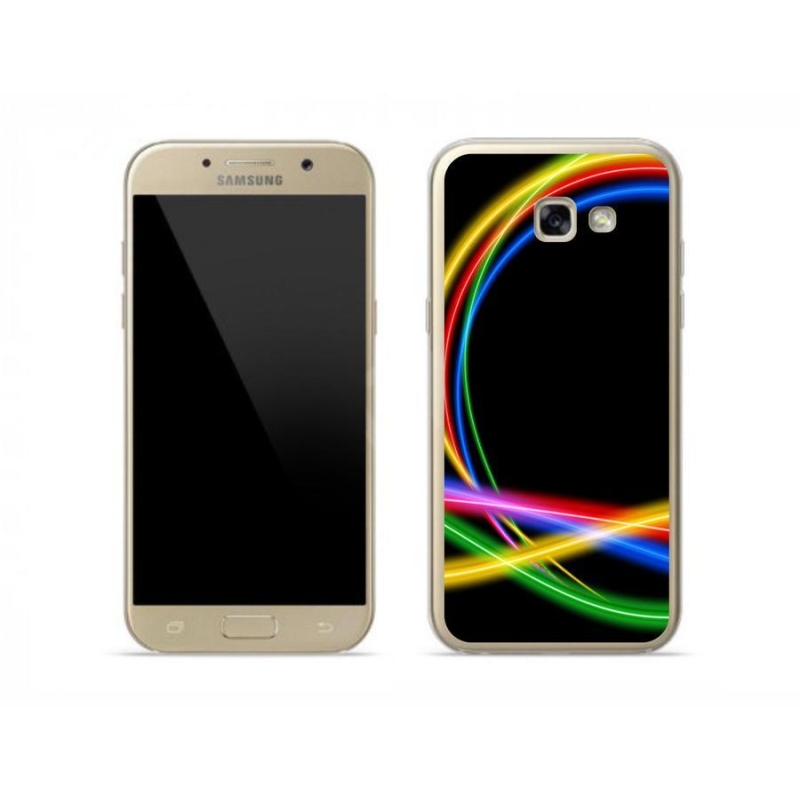 Gél tok mmCase Samsung Galaxy A5 (2017) - neon körökhöz