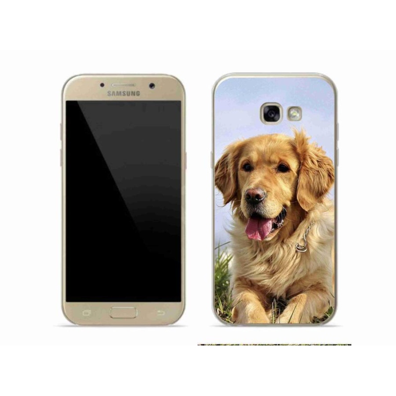 Gél tok mmCase mobiltelefonhoz Samsung Galaxy A5 (2017) - arany retriever
