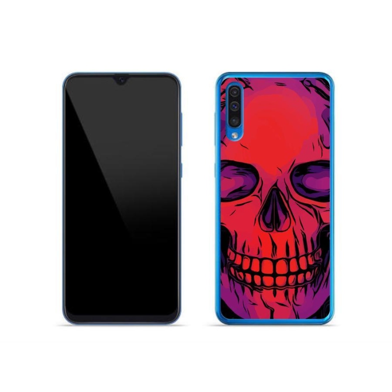 Gél tok mmCase a Samsung Galaxy A50 készülékhez - koponya