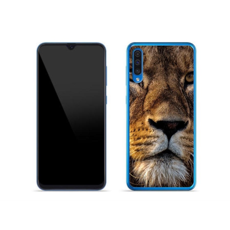 Gél tok mmCase Samsung Galaxy A50 készülékhez - oroszlán