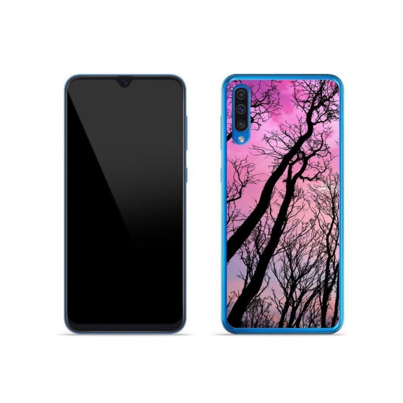 Gél tok mmCase mobiltelefonhoz Samsung Galaxy A50 - kidőlt fák