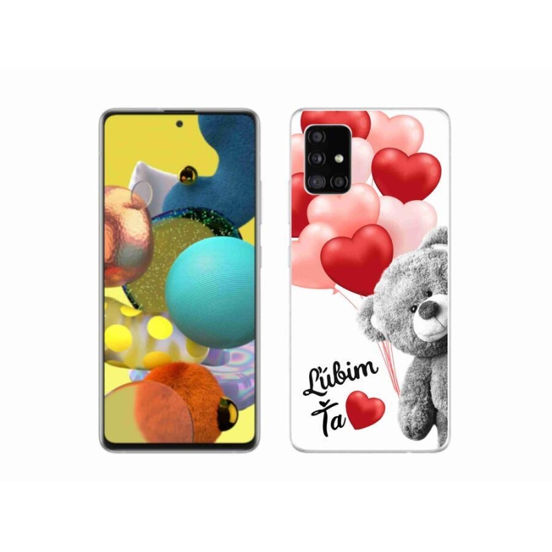 Gél tok mmCase a Samsung Galaxy A51 5G készülékhez - I love you en