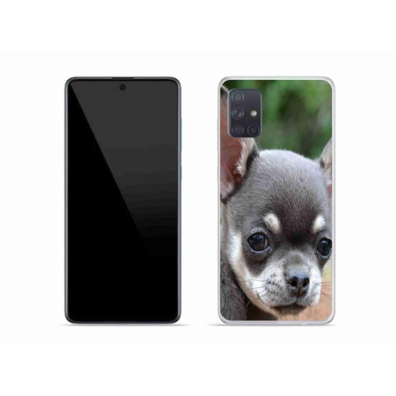 Gél tok mmCase mobiltelefonhoz Samsung Galaxy A51 - chihuahua