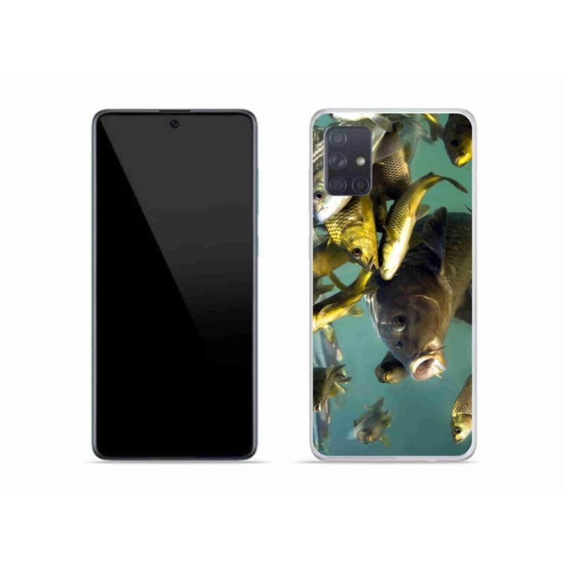 Gél tok mmCase mobiltelefonhoz Samsung Galaxy A51 - halak iskolája