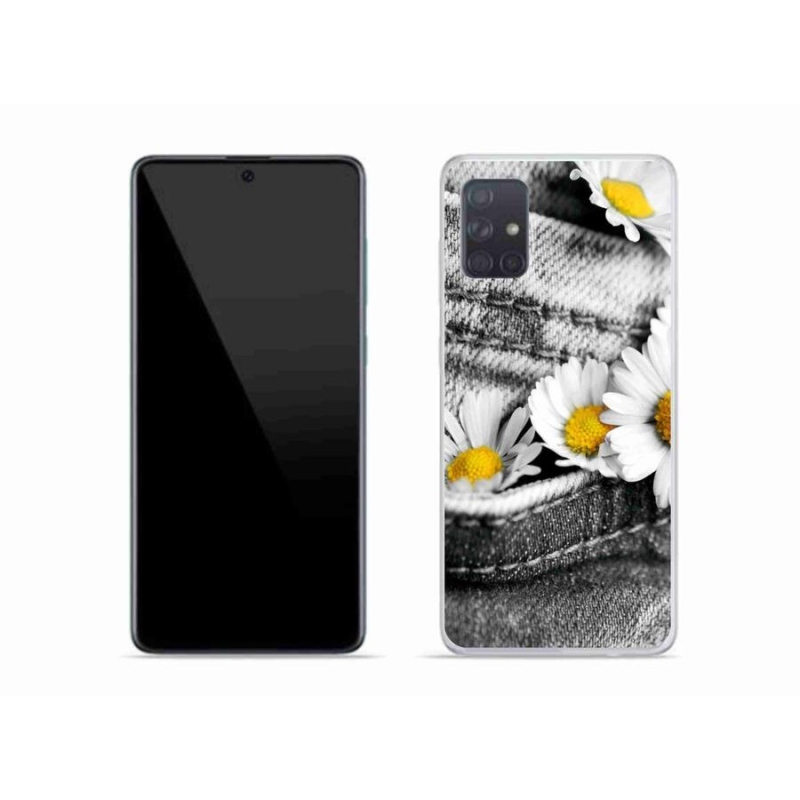Gél tok mmCase mobiltelefonhoz Samsung Galaxy A51 - százszorszépek