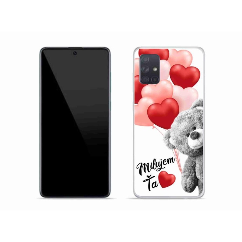 Gél tok mmCase a Samsung Galaxy A51 készülékhez - I love you en
