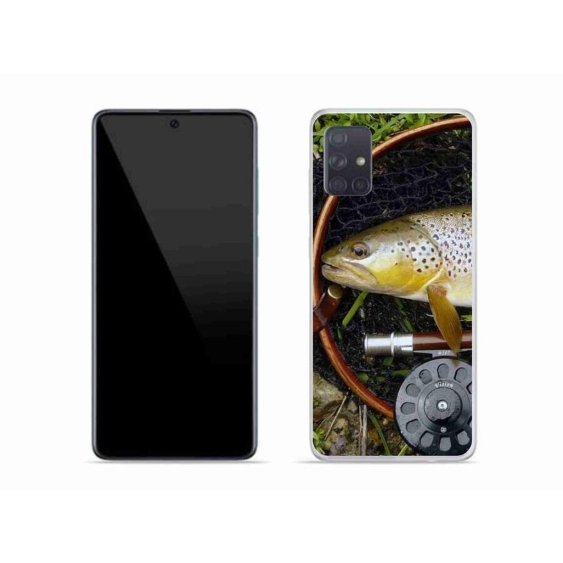 Gél tok mmCase mobiltelefonhoz Samsung Galaxy A51 - pisztráng 2