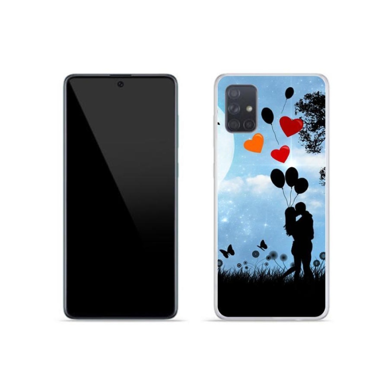 Gél tok mmCase mobiltelefonhoz Samsung Galaxy A51 - szerelmes pár