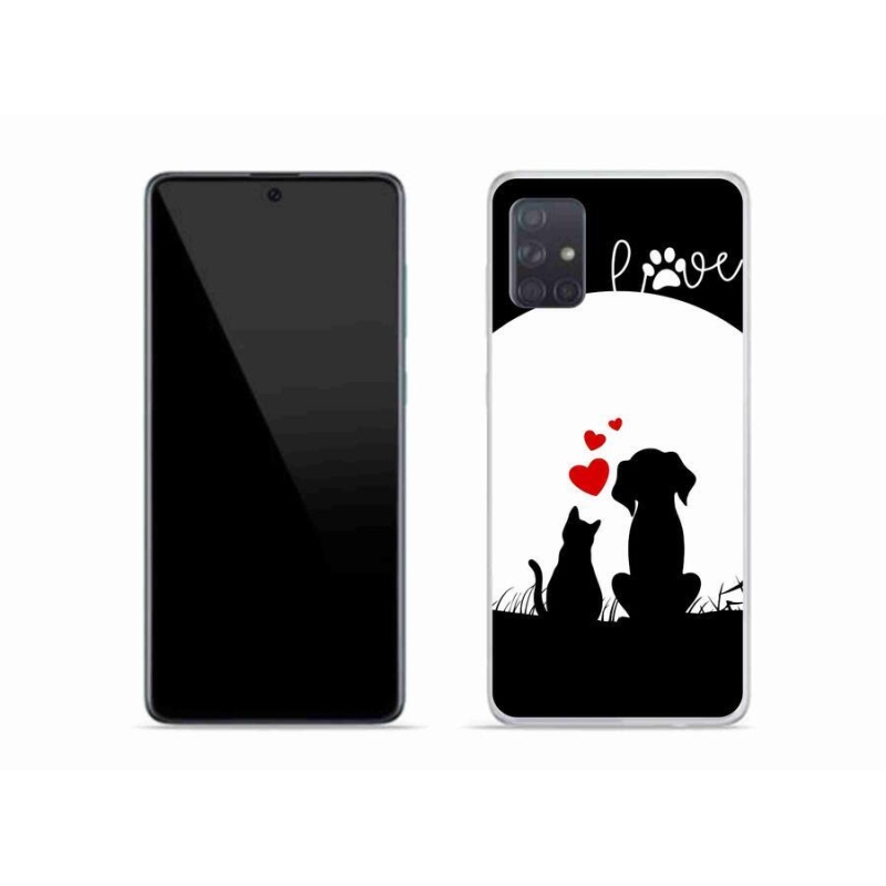 Gél tok mmCase Samsung Galaxy A51 készülékhez - állatszerelem