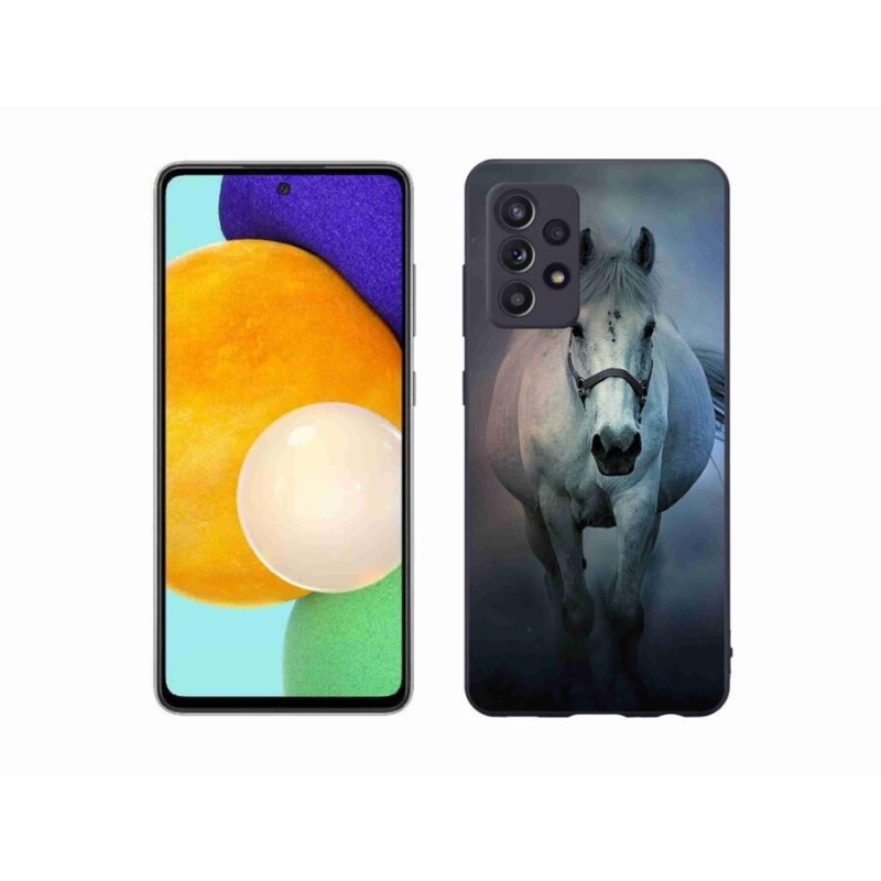 Gél tok mmCase Samsung Galaxy A52/A52 5G - futó fehér ló