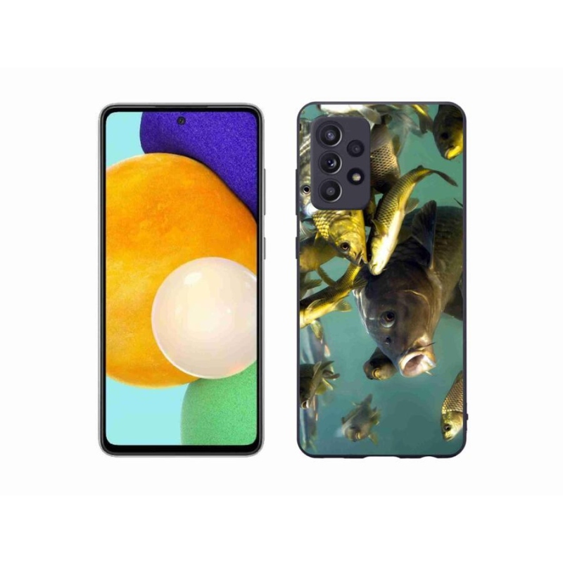 Gél tok mmCase a Samsung Galaxy A52/A52 5G készülékhez - halak iskolája
