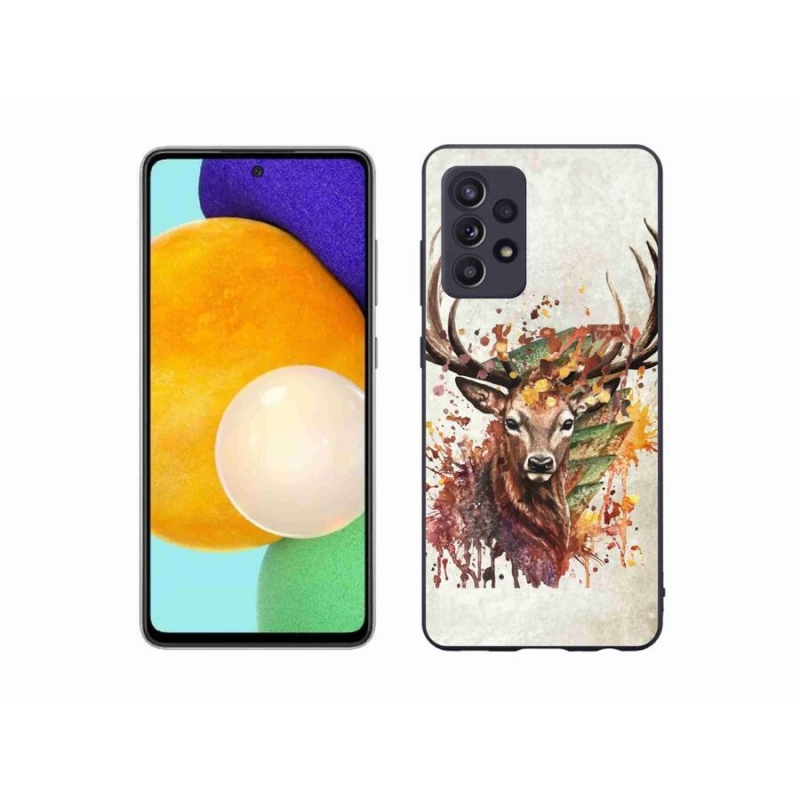Gél tok mmCase a Samsung Galaxy A52/A52 5G készülékhez - szarvas 1
