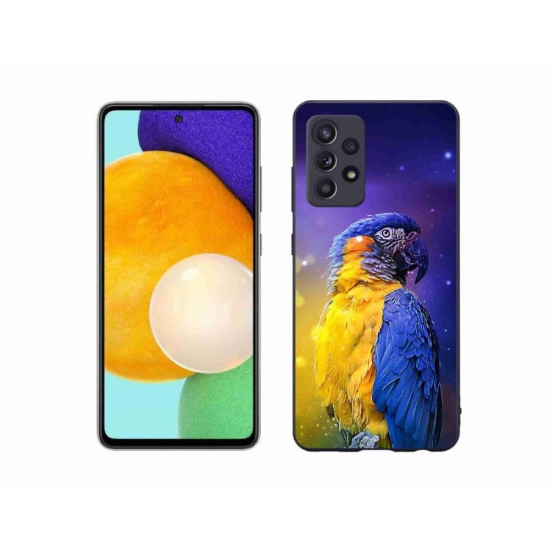 Gél tok mmCase a Samsung Galaxy A52/A52 5G készülékhez - papagáj ara 1