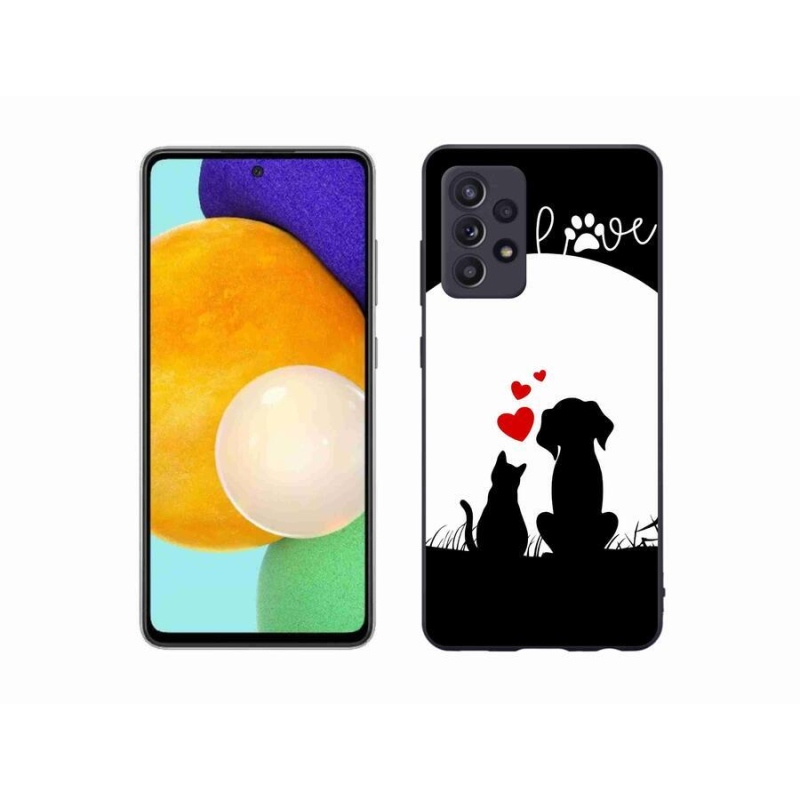Gél tok mmCase Samsung Galaxy A52/A52 5G - állati szeretet