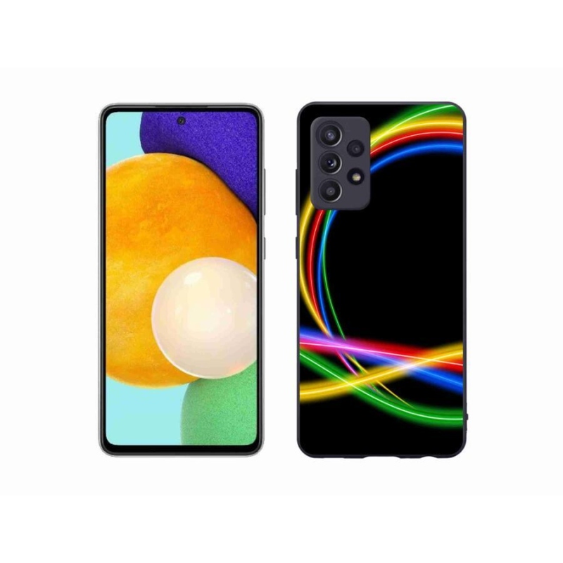 Gél tok mmCase Samsung Galaxy A52s 5G - neon körökhöz