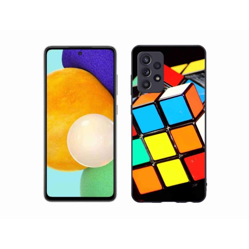 Gél tok mmCase Samsung Galaxy A52s 5G - Rubik-kocka Samsung Galaxy A52s 5G-hez
