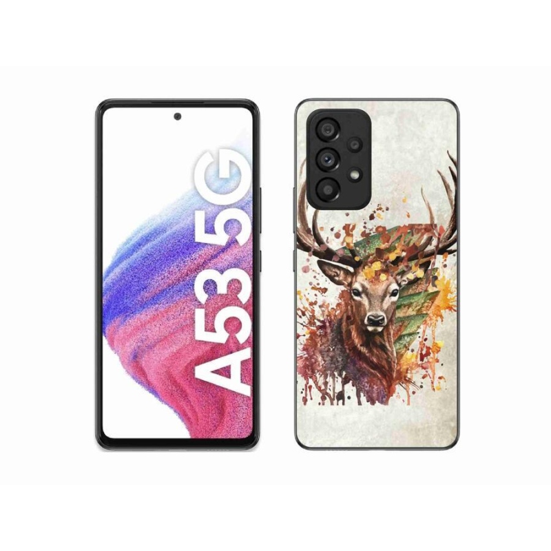 Gél tok mmCase a Samsung Galaxy A53 5G készülékhez - szarvas 1