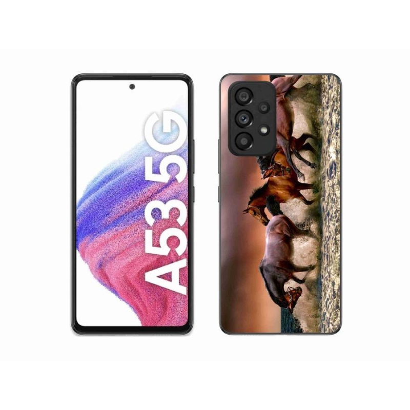 Gél tok mmCase mobiltelefonhoz Samsung Galaxy A53 5G - lovak 1