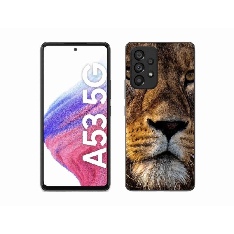 Gél tok mmCase a Samsung Galaxy A53 5G készülékhez - oroszlán
