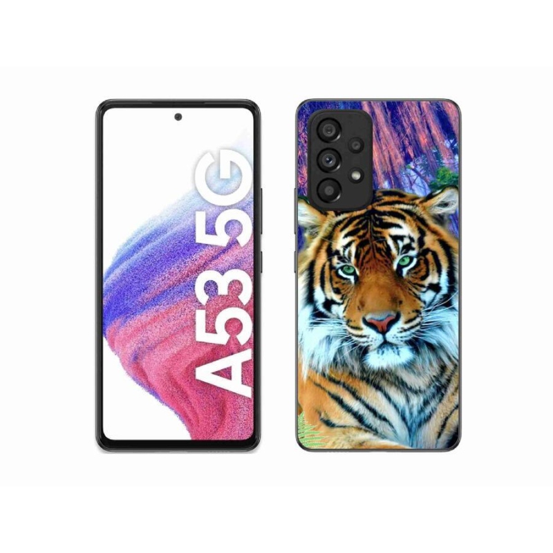 Gél tok mmCase a Samsung Galaxy A53 5G készülékhez - tigris