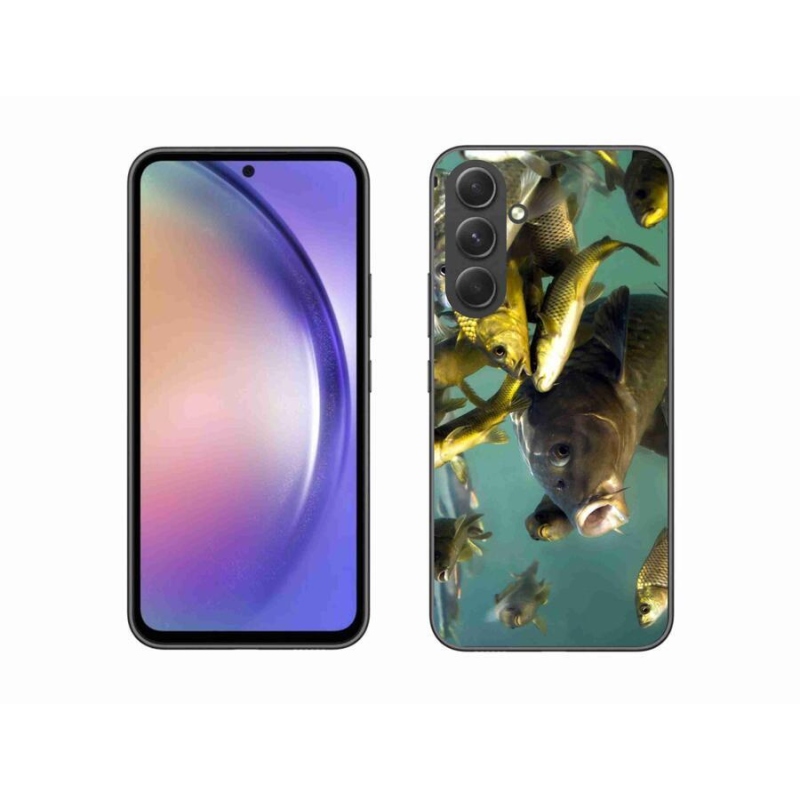 Gél tok mmCase a mobil Samsung Galaxy A54 5G - halak iskolája számára