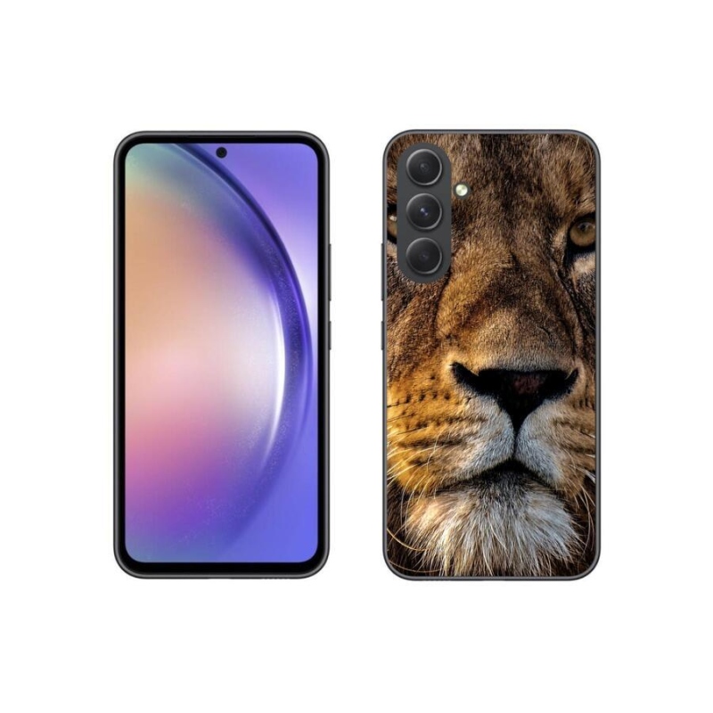 Gél tok mmCase a Samsung Galaxy A54 5G készülékhez - oroszlán