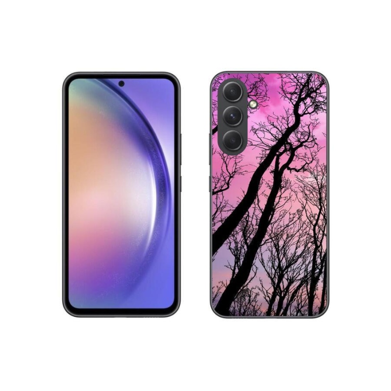 Gél tok mmCase mobiltelefonhoz Samsung Galaxy A54 5G - kidőlt fák