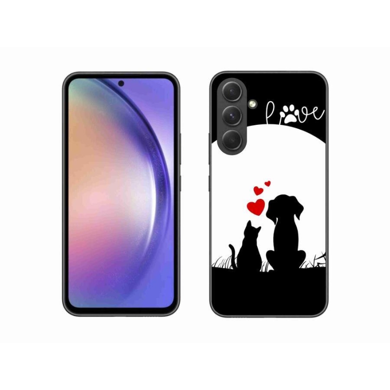 Gél tok mmCase Samsung Galaxy A54 5G - állati szeretet