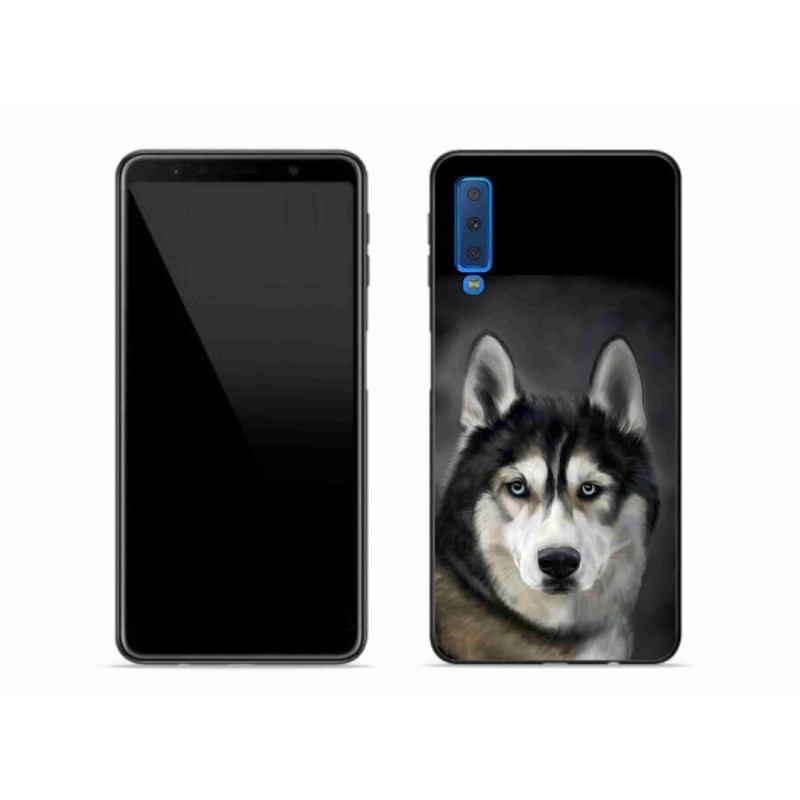 Gél tok mmCase mobiltelefonhoz Samsung Galaxy A7 (2018) - husky
