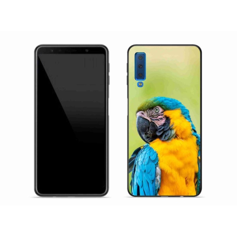 Gél tok mmCase Samsung Galaxy A7 (2018) - papagáj ara 2