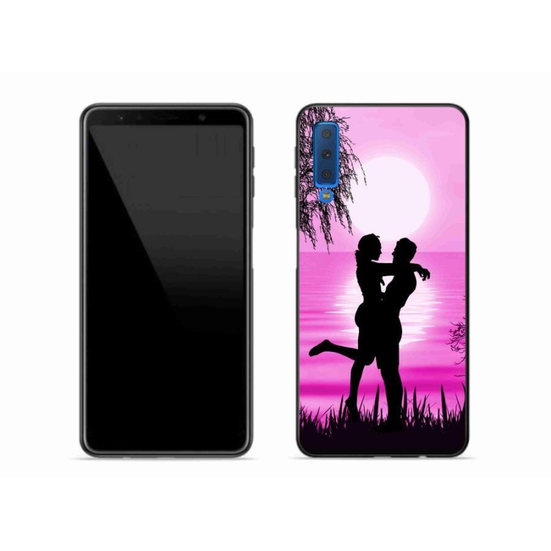 Gél tok mmCase Samsung Galaxy A7 (2018) - naplemente