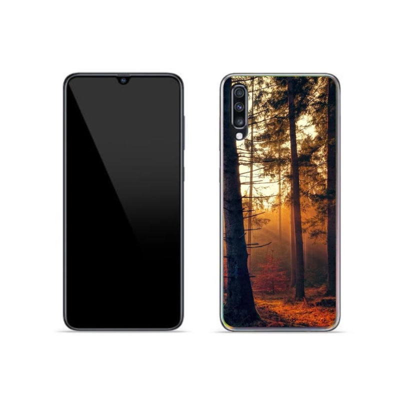 Gél tok mmCase Samsung Galaxy A70 készülékhez - erdő