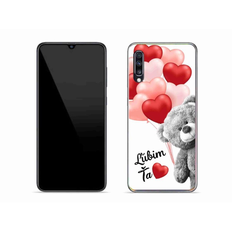 Gél tok mmCase mobiltelefonhoz Samsung Galaxy A70 - I love you en