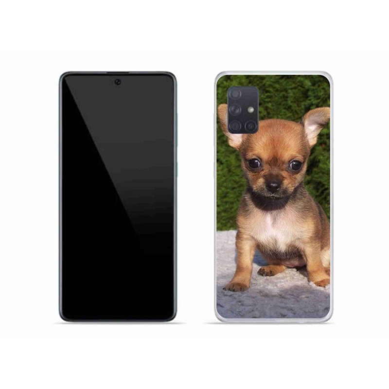 Gél tok mmCase mobil Samsung Galaxy A71 - chihuahua 3