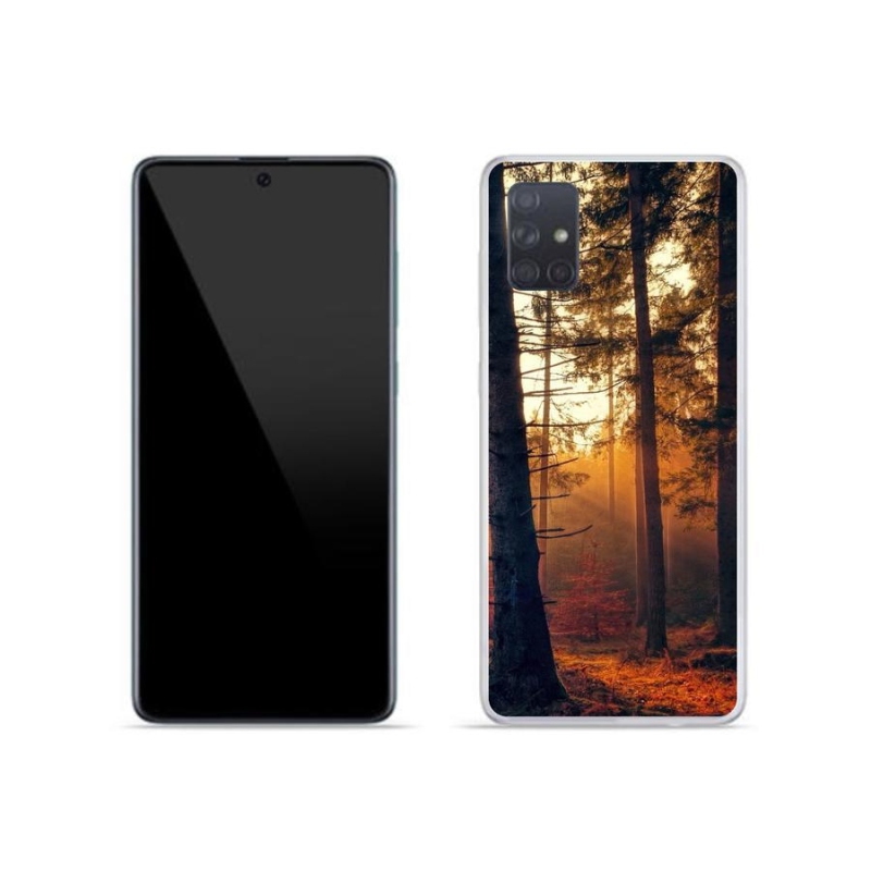Gél tok mmCase Samsung Galaxy A71 - erdei színben