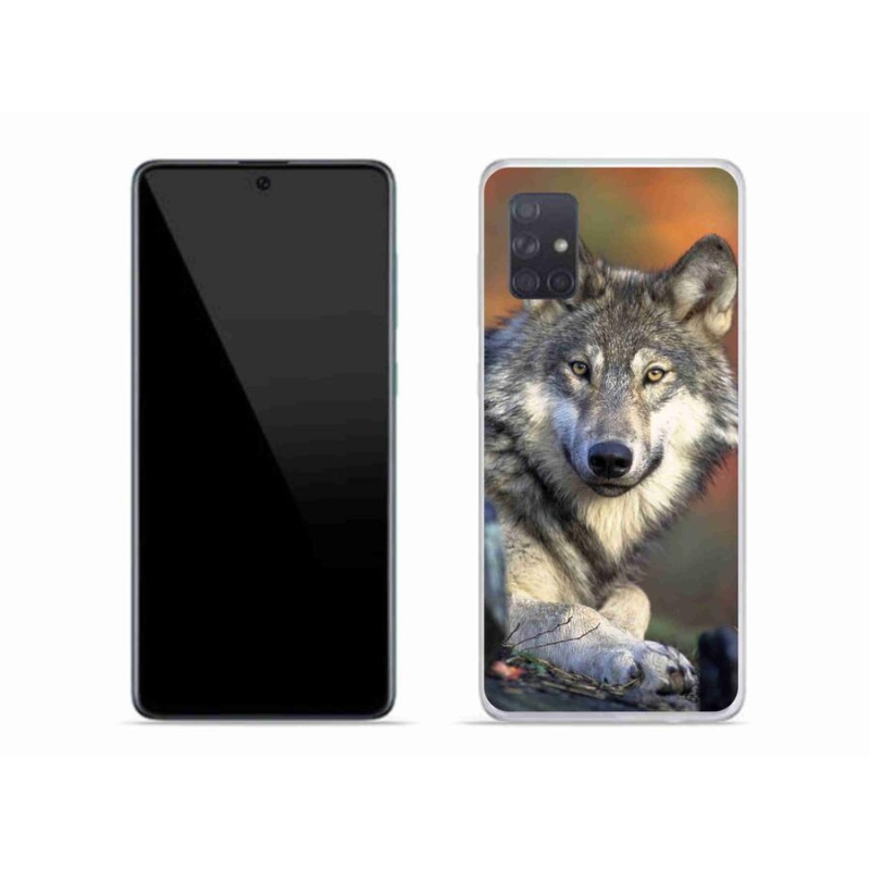 Gél tok mmCase a Samsung Galaxy A71 készülékhez - farkas