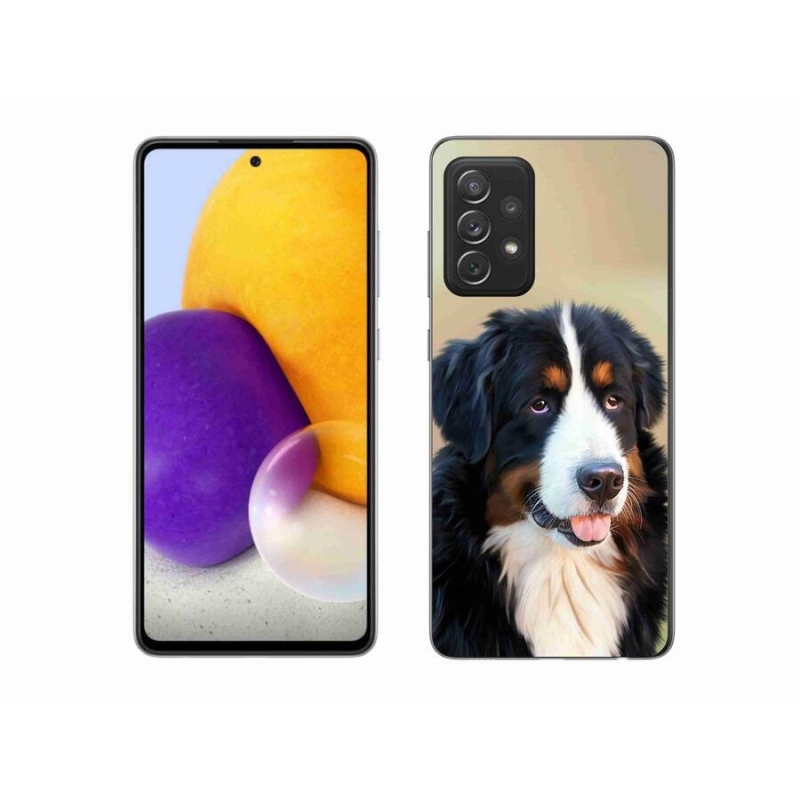 Gél tok mmCase Samsung Galaxy A72/A72 5G - Berni hegyi kutya