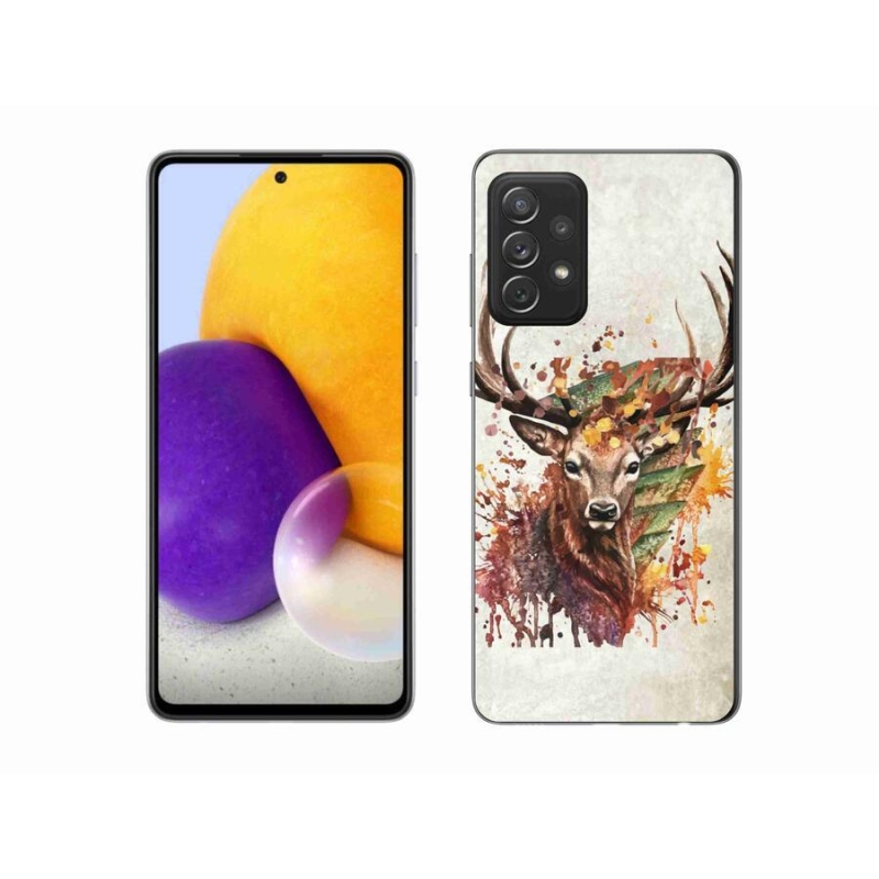 Gél tok mmCase a Samsung Galaxy A72/A72 5G készülékhez - szarvas 1