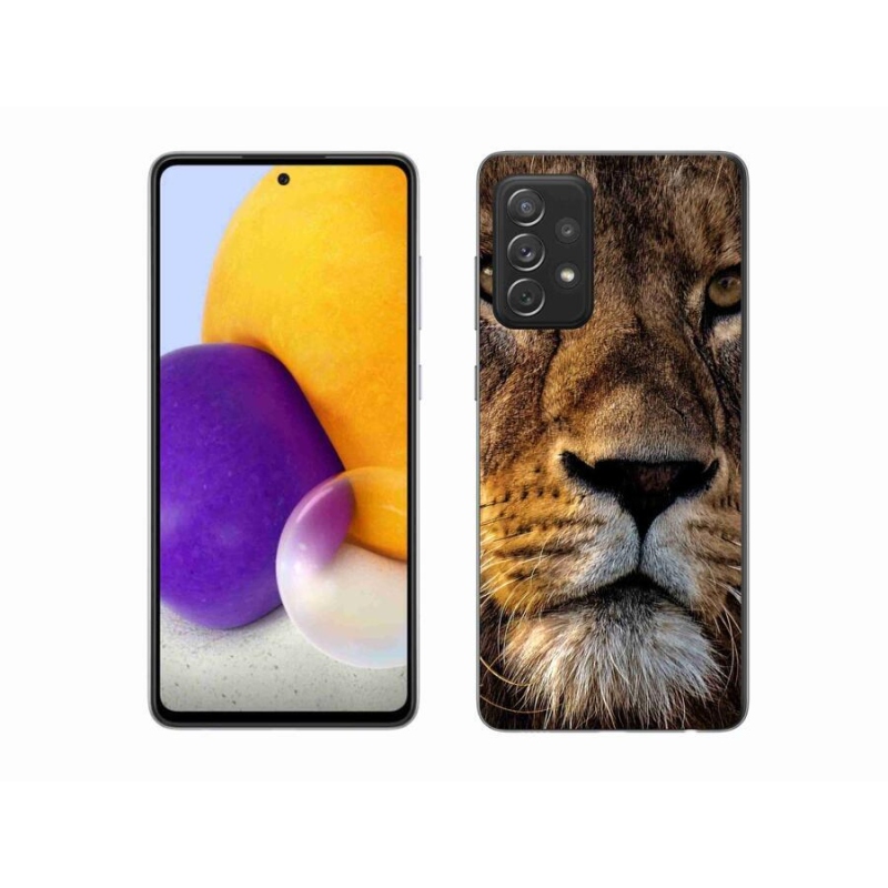 Gél tok mmCase a Samsung Galaxy A72/A72 5G készülékhez - oroszlán