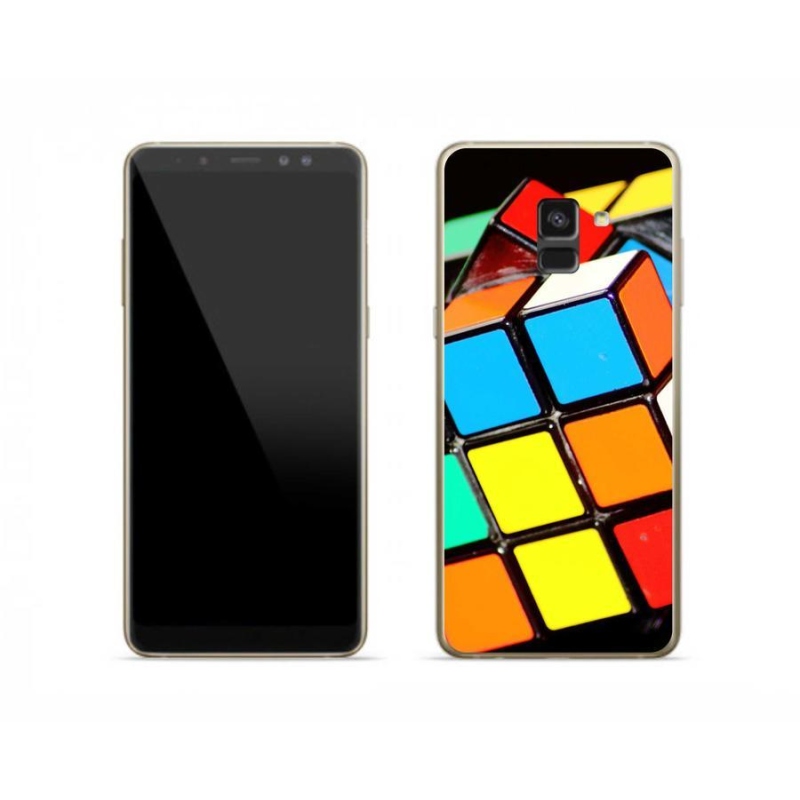 Gél tok mmCase Samsung Galaxy A8 (2018) - Rubik kocka