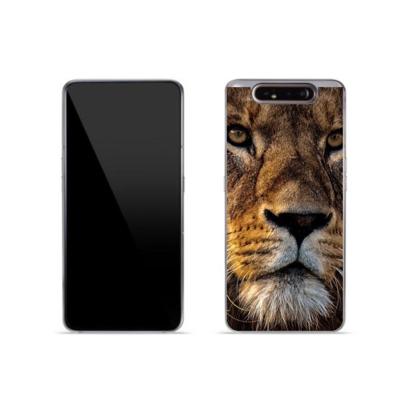 Gél tok mmCase a Samsung Galaxy A80 készülékhez - oroszlán